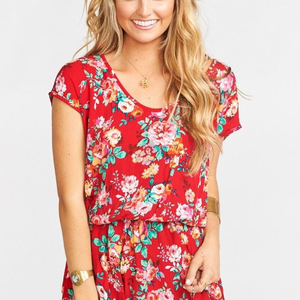 Show Me Your Mumu Rowdy Romper size small